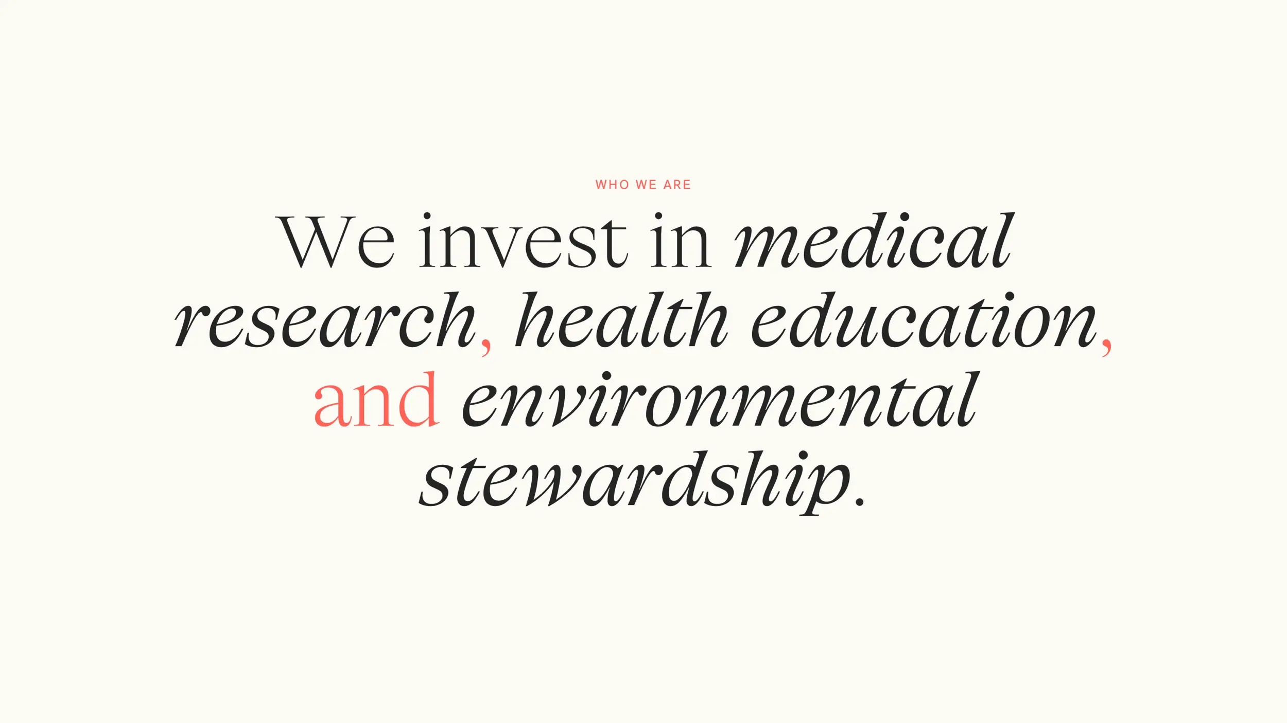 Rasch Foundation mission statement